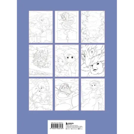 Вселенные Хаяо Миядзаки. Раскраска по мотивам любимых аниме