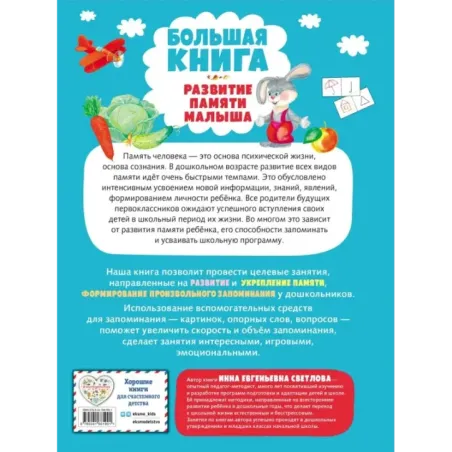 Большая книга. Развитие памяти малыша