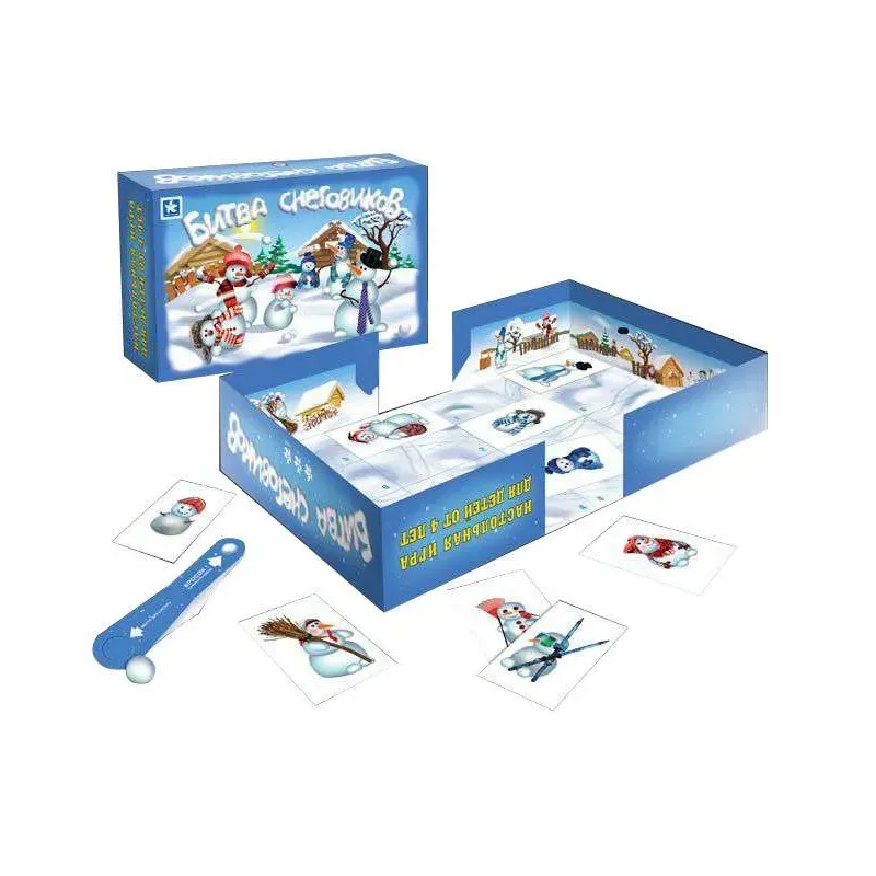 Настольная игра "Битва снеговиков"