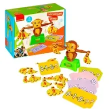 Обучающая настольная игра "ОБЕЗЬЯНКА-СЧЕТОВОД"