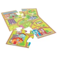 Развивающая игра "Город" (Мои первые игры) (Baby Step)
