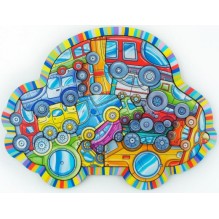 Пазл "Машинки" LEOBOOM