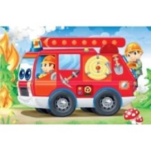 Пазл 54 детали CastorLand  СПЕЦТЕХНИКА. Пожарная машина