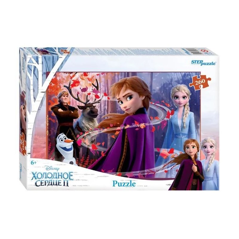 Детский пазл "Холодное сердце - 2", игра-головоломка паззл для детей, Step Puzzle, 260 деталей Детский пазл "Холодное сердце - 2", игра-головоломка паззл для детей, Step Puzzle, 260 деталей