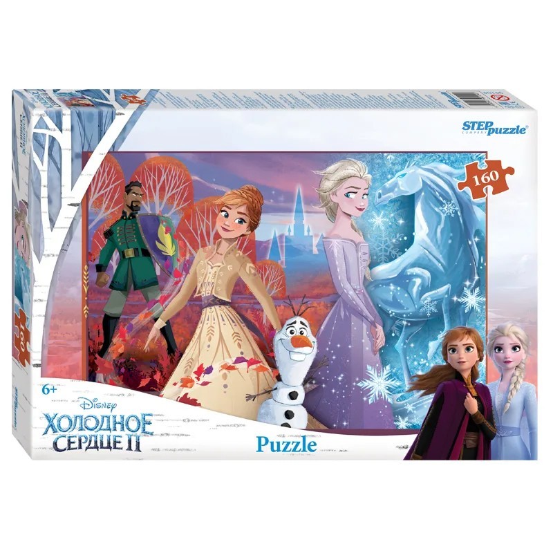 Пазл для детей 160 деталей, элементов “Холодное сердце - 2” Пазл для детей 160 деталей, элементов “Холодное сердце - 2”