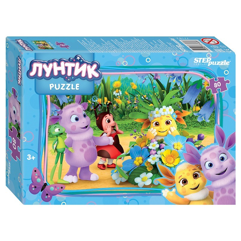 Пазл 80 элементов “ Мультгерой лунтик”