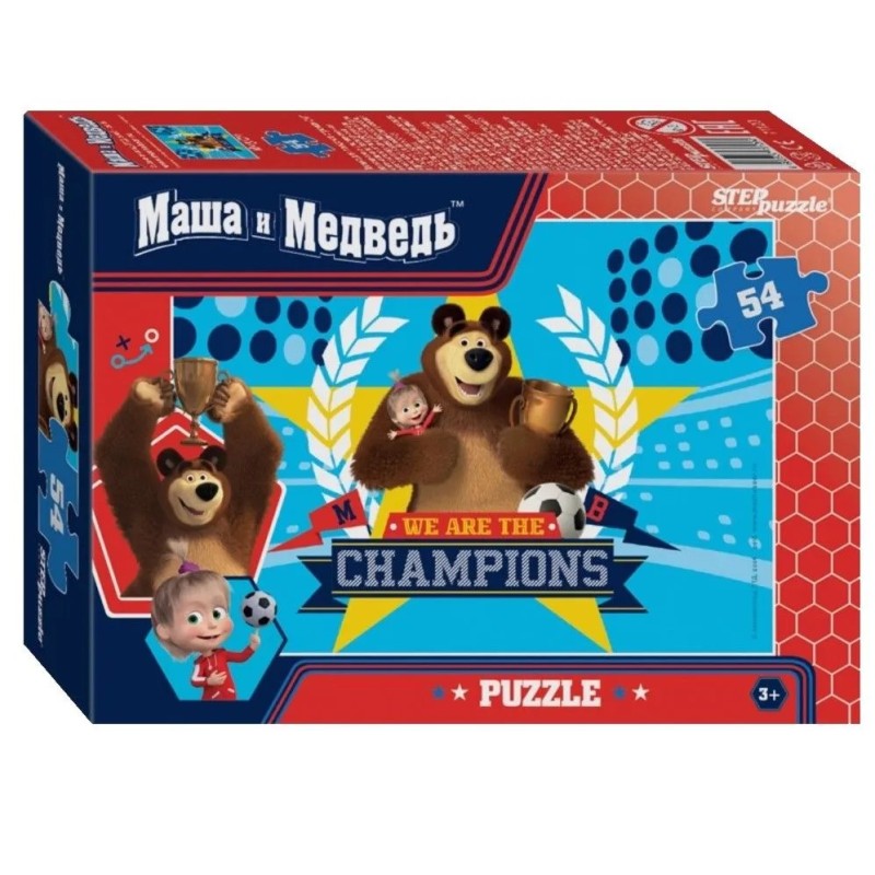 Пазл "Маша и Медведь" 54 элемента