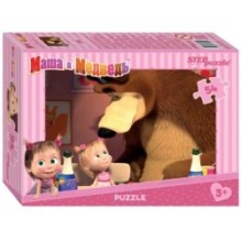 Пазл Маша и Медведь  54 элемента