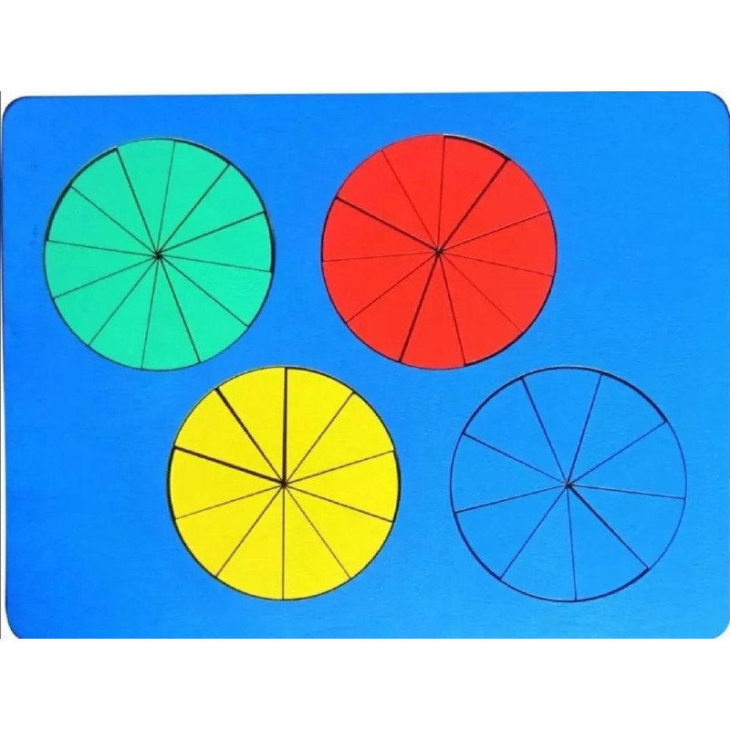 Обучающая логическая игра Smile Decor Дроби Никитина, 3 уровень