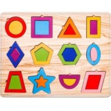 Рамки-вкладыши "Занимательные фигуры", игра для развития зрительного внимания и восприятия, памяти, логического мышления