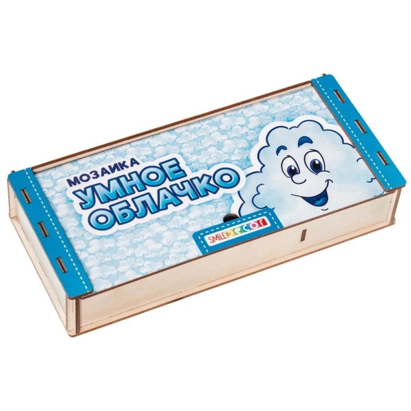 Деревянная мозаика - сортер Smile Decor Умное облачко