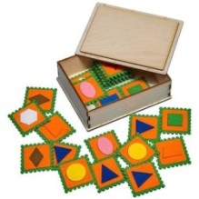 Мемо Фигуры, найди пару, настольная мемори-игра на развитие памяти.