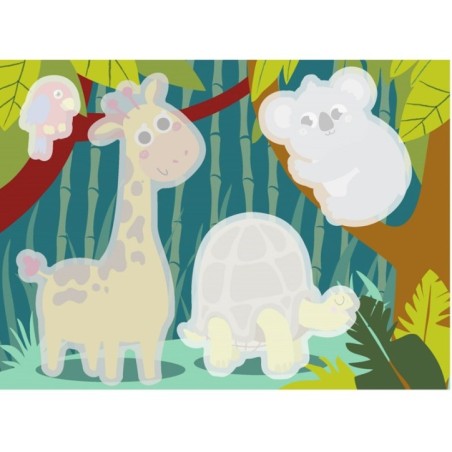 Многоразовые водные раскраски. Выпуск 6 (Зверюшки)