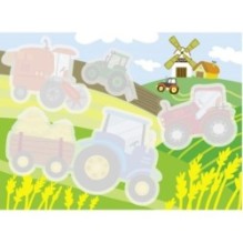 Многоразовые водные раскраски. Выпуск 7 (Трактор)