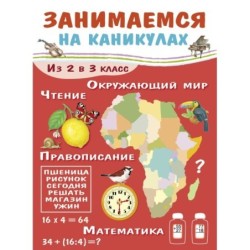 ЗАНИМАЕМСЯ НА КАНИКУЛАХ. Из 2 в 3 класс