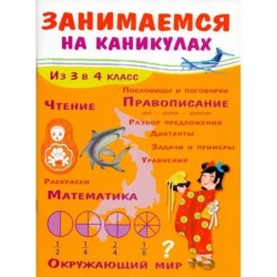 ЗАНИМАЕМСЯ НА КАНИКУЛАХ. Из 3 в 4 класс