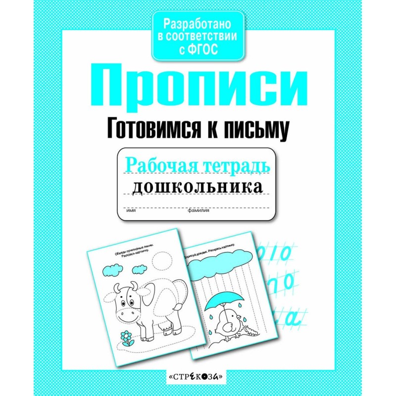 Р/т дошкольника. Прописи. Готовимся к письму Р/т дошкольника. Прописи. Готовимся к письму