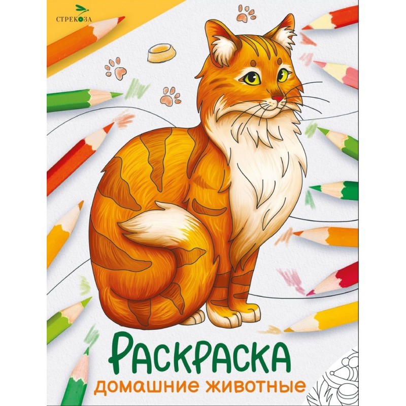 Окружающий мир. Раскраска. Домашние животные