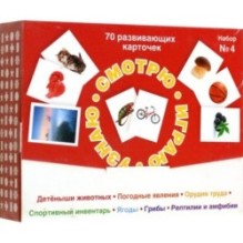 Набор карточек Смотрю. Играю. Узнаю. № 4