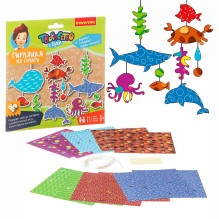 Набор для творчества Bondibon "Декоративная гирлянда Морские обитатели"