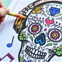 ЧерепOK. Бесстрашная раскраска