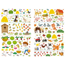 Переводные картинки. В деревне