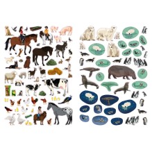 Моя книга наклеек. Животные мира