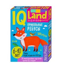 IQ Многоразовые карточки с маркером.6+ Прикольные ребусы.