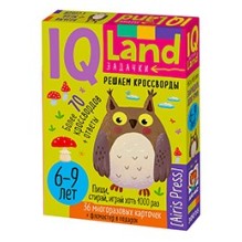 IQ Многоразовые карточки с маркером.6+ Решаем кроссворды.