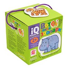 Для самых маленьких. 2+ Вот такой зоопарк. Пазлы.