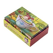 Умные кубики  в поддончике. 6 штук. Маленькая фея