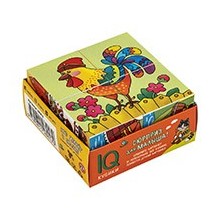 Умные кубики в поддончике. 4 штуки. Кто живёт в сказке