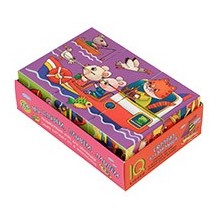 Умные кубики  в поддончике. 6 штук. Мы плывем, плывем, плывем