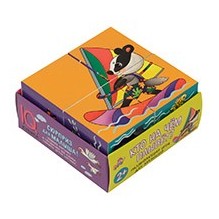 Умные кубики в поддончике. 4 штуки. Кто на чем плывет?