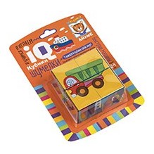 Умные кубики. Шумелки. 4 штуки. Быстрые машины