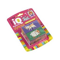 Умные кубики. Шумелки. 4 штуки. Лапки-хвостики