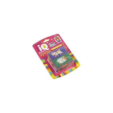 Умные кубики. Шумелки. 4 штуки. Лапки-хвостики