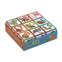 Умные кубики  в поддончике. 9 штук. Алфавит. English (нов)