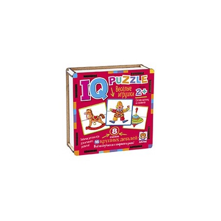 IQ Пазл деревянный.2+ Весёлые игрушки