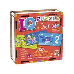 IQ Пазл деревянный.3+ Счёт