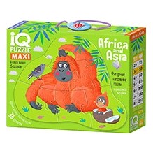 IQ Пазл Напольный  Африка и Азия (Africa & Azia) 3+