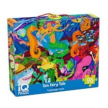 IQ Пазл с развивающей игрой 96 эл. Морская сказка 6+