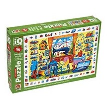 IQ Пазл с развивающей  игрой 96 зл. В гостях у портного 6+