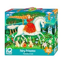 IQ Пазл с отличиями. 80 эл. Сказочная принцесса.