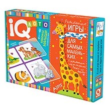 Пластиковое лото для малышей (нов) 2+ Мамины малыши. Составляем пары