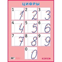 Цифры. Наглядное пособие для начальной школы