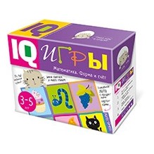Сундучок с  IQ играми. Математика. Форма и счет. 3-5 лет