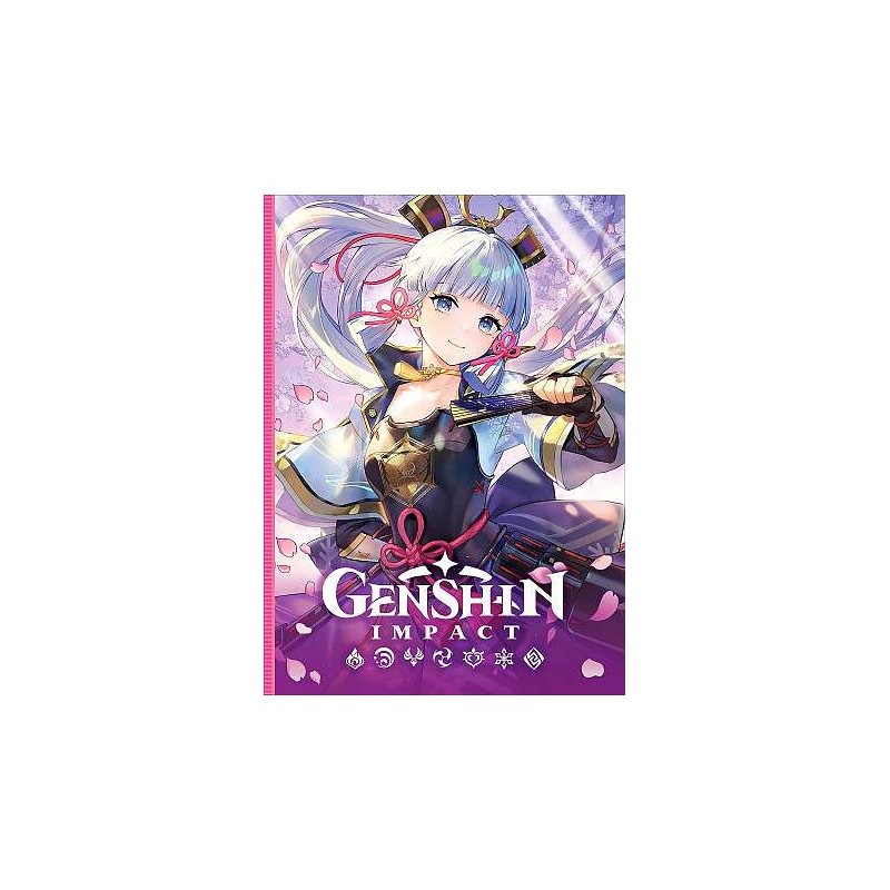 Genshin Impact на каждый день с наклейками (розовый)