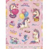 Милые единорожки (100 наклеек)