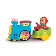 Веселый паровозик Голубой